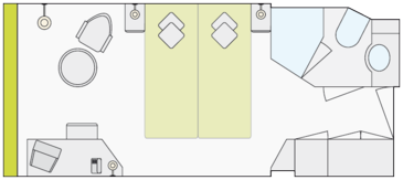 Arosa Brava cabin layout